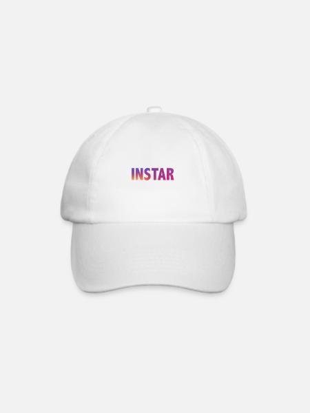 Instar Instagram Star - Baseballkappe - Weiß/Weiß