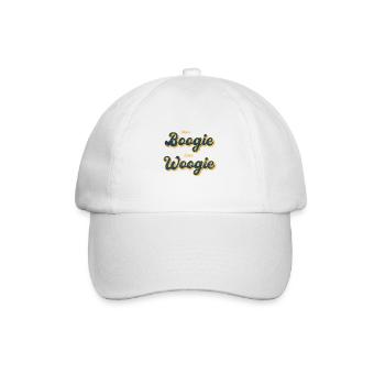 Boogie Woogie Tanz Tänzer Geschenk - Baseballkappe - Weiß/Weiß - Vorne