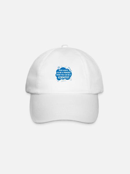 Wissenschaftler Spruch Physiker Physik Geschenk - Baseballkappe - Weiß/Weiß