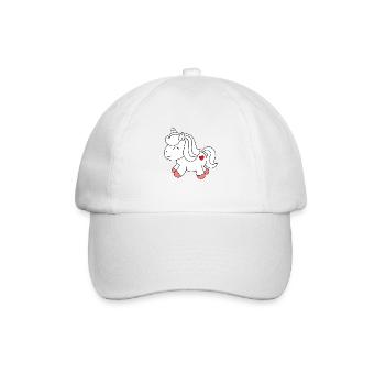 pony - Baseballkappe - Weiß/Weiß - Vorne