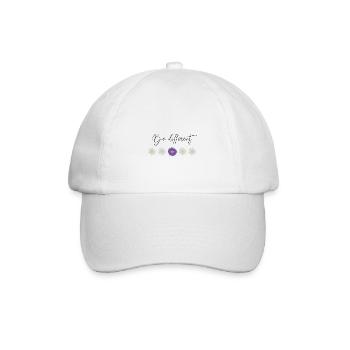 Be different - Baseballkappe - Weiß/Weiß - Vorne