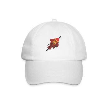 Fish - Baseballkappe - Weiß/Weiß - Vorne