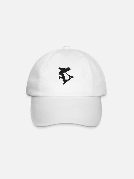 Trick Scooter - Baseballkappe - Weiß/Weiß