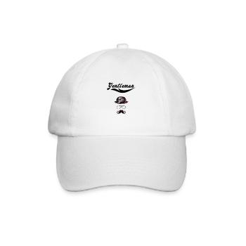 Gentleman - Baseballkappe - Weiß/Weiß - Vorne