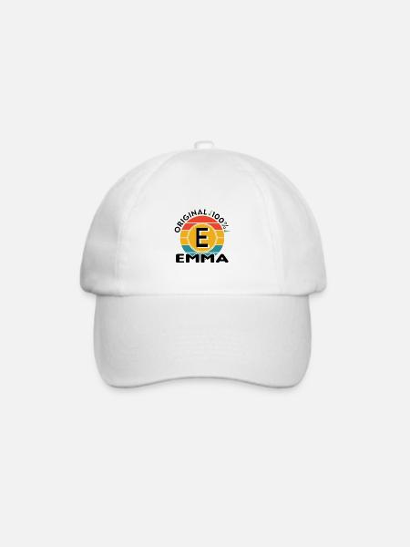 Emma - Baseballkappe - Weiß/Weiß