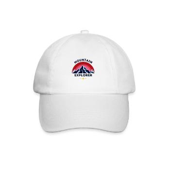 Mountain Explorer 1974 - Baseballkappe - Weiß/Weiß - Vorne
