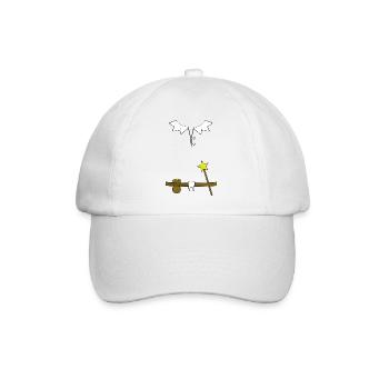 Zahnfee - Baseballkappe - Weiß/Weiß - Vorne