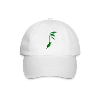 Schilfrohrsänger grün - Baseballkappe - Weiß/Weiß - Vorne