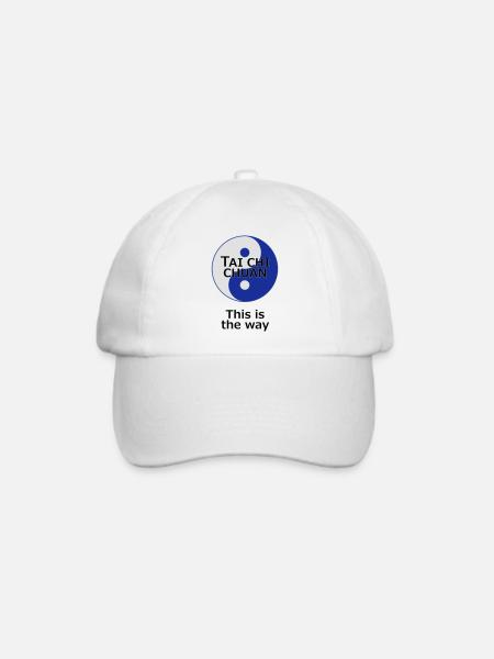Tai Chi Chuan This is the way Yin Yang Taiji Vekto - Baseballkappe - Weiß/Weiß