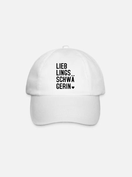 Lieblingsschwägerin - Baseballkappe - Weiß/Weiß