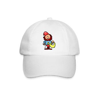 Gnom - Baseballkappe - Weiß/Weiß - Vorne