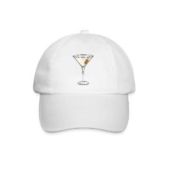 Cocktail Dry Martini - Baseballkappe - Weiß/Weiß - Vorne