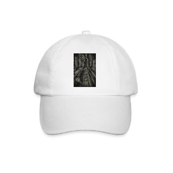 Lost Place - Industrie - Baseballkappe - Weiß/Weiß - Vorne