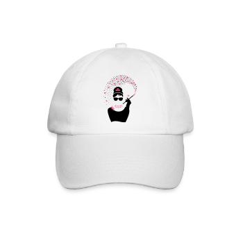 Diamant Girl - Juwelen Prinzessin - Schmuck - Baseballkappe - Weiß/Weiß - Vorne