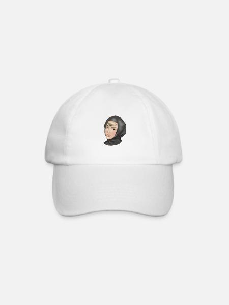 Muslim Girl - Baseballkappe - Weiß/Weiß