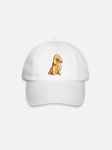 Happy Cocker Spaniel - Baseballkappe - Weiß/Weiß