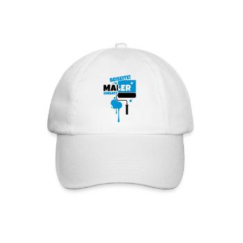 beruf maler - Baseballkappe - Weiß/Weiß - Vorne