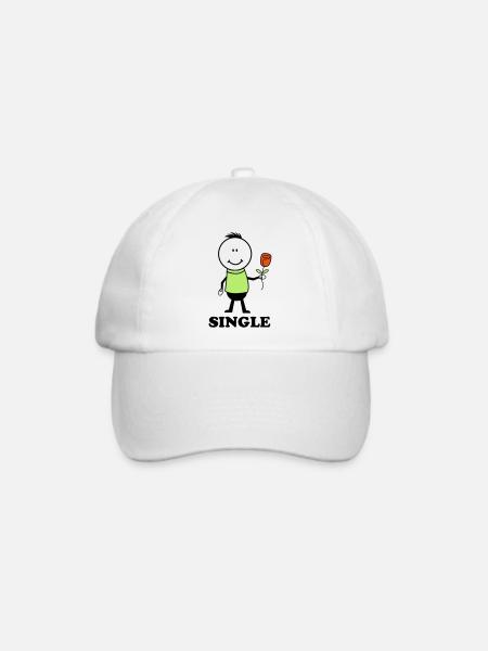 Liebhaber single - Baseballkappe - Weiß/Weiß