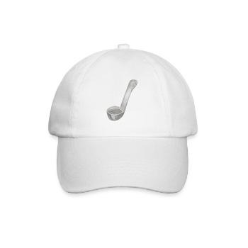 Kochlöffel - Baseballkappe - Weiß/Weiß - Vorne