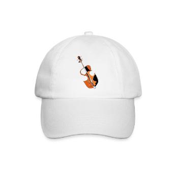 Violine - Baseballkappe - Weiß/Weiß - Vorne