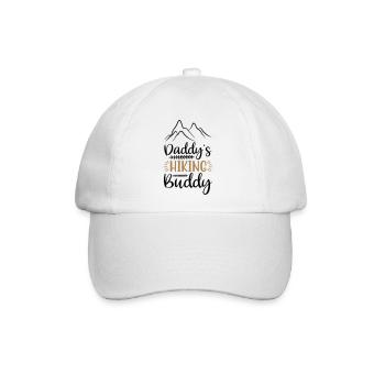 DADDY'S HIKING BUDDY - Baseballkappe - Weiß/Weiß - Vorne