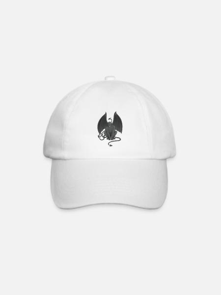 Gargoyle - Baseballkappe - Weiß/Weiß