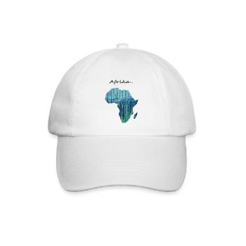 Afrika Art .. - Baseballkappe - Weiß/Weiß - Vorne
