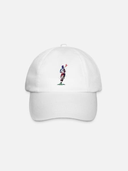 Lacrosse-Sport - Baseballkappe - Weiß/Weiß