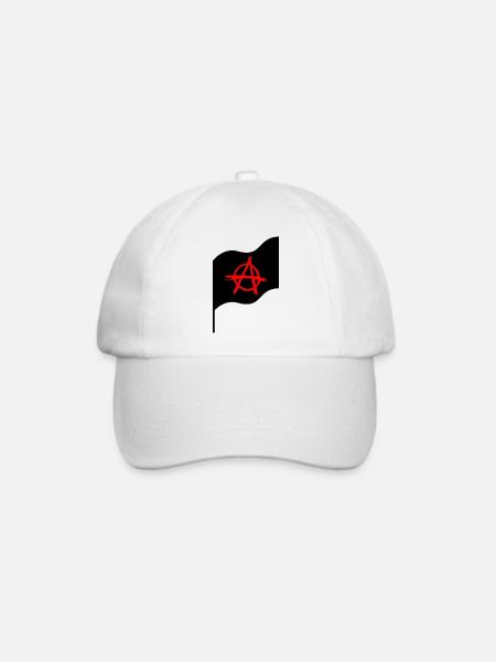 Anarchy - Baseballkappe - Weiß/Weiß