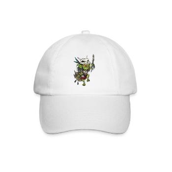 GOBLIN WARRIOR - Baseballkappe - Weiß/Weiß - Vorne
