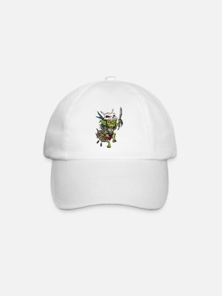 GOBLIN WARRIOR - Baseballkappe - Weiß/Weiß