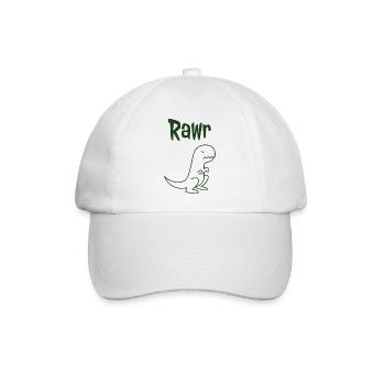 Rawr - Baseballkappe - Weiß/Weiß - Vorne