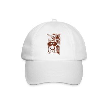 UdSSR Sowjetunion Lenin Geschenk Putin - Baseballkappe - Weiß/Weiß - Vorne