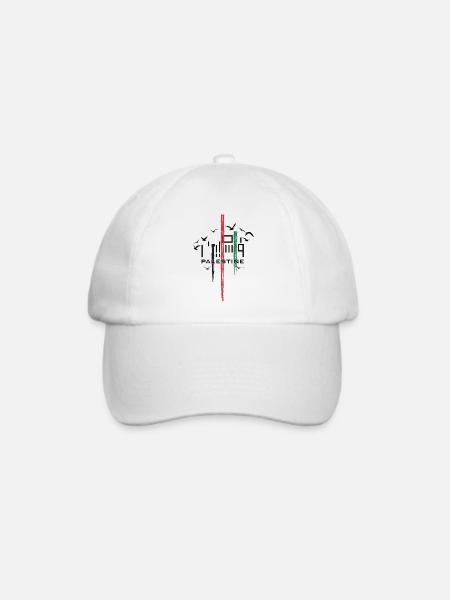 FREEDOM OF PALESTINE - Baseballkappe - Weiß/Weiß