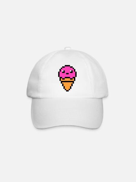Eis - Baseballkappe - Weiß/Weiß