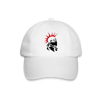Punk - Baseballkappe - Weiß/Weiß - Vorne