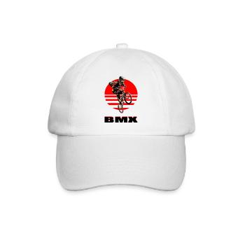 BMX Bike - Baseballkappe - Weiß/Weiß - Vorne
