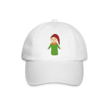 Kasper - Baseballkappe - Weiß/Weiß - Vorne