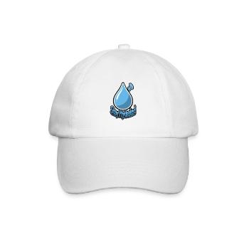 Stay Hydrated! Drink water illustration design - Baseballkappe - Weiß/Weiß - Vorne