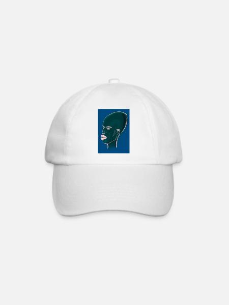 African Paint - Baseballkappe - Weiß/Weiß