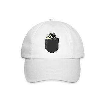 Bargeld Taschengeld - Baseballkappe - Weiß/Weiß - Vorne