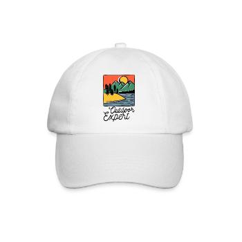 Outdoor-Experte - Baseballkappe - Weiß/Weiß - Vorne