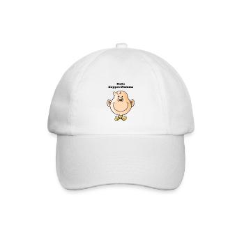 Beispiel Kopp Doppelwumms - Baseballkappe - Weiß/Weiß - Vorne