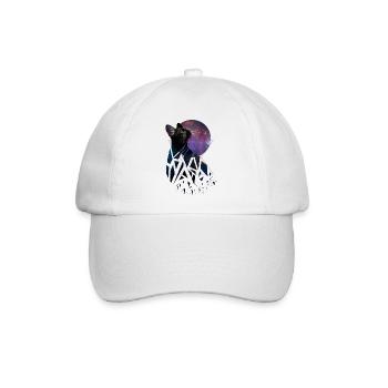 Space Cat - Space Animals Serie - Baseballkappe - Weiß/Weiß - Vorne