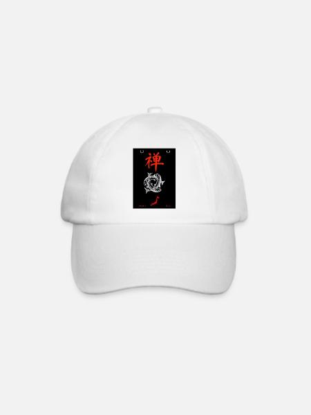 Japanisch - Baseballkappe - Weiß/Weiß
