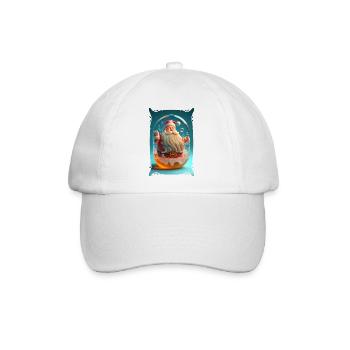 Weihnachtsmann-Gelee - Baseballkappe - Weiß/Weiß - Vorne