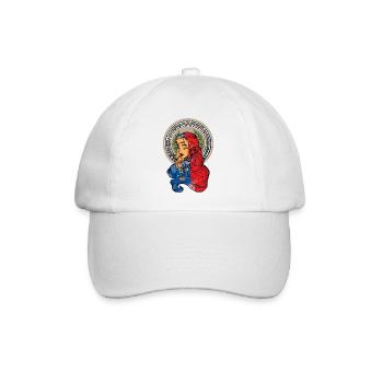 Philippinen Filipina Stolz Flagge Pinay I Geschenk - Baseballkappe - Weiß/Weiß - Vorne