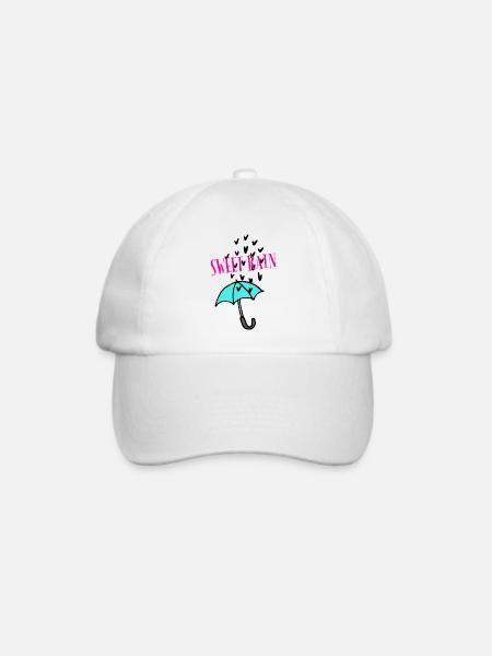 Sweet Rain - Baseballkappe - Weiß/Weiß