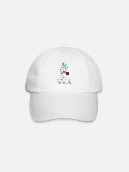 Independent Woman - Baseballkappe - Weiß/Weiß