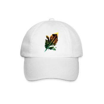 Feder 3 - Baseballkappe - Weiß/Weiß - Vorne